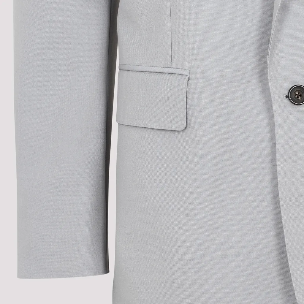 Single-Breasted Long-Sleeved Blazer