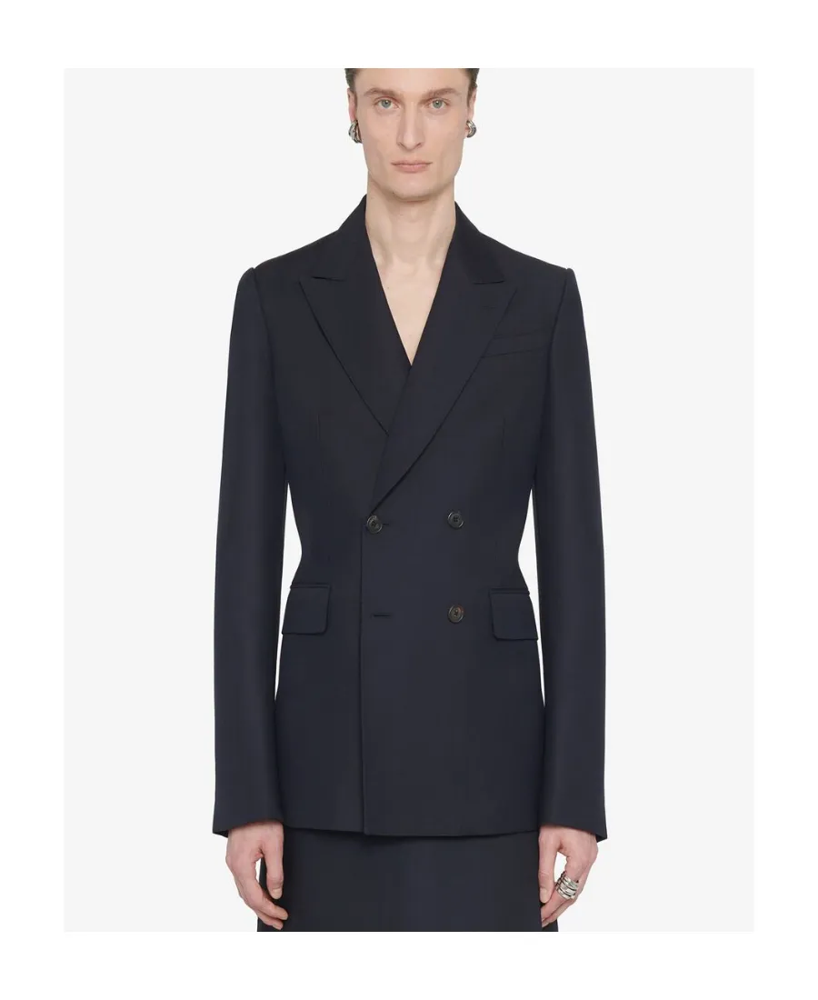 Double-Breasted Tailored Blazer