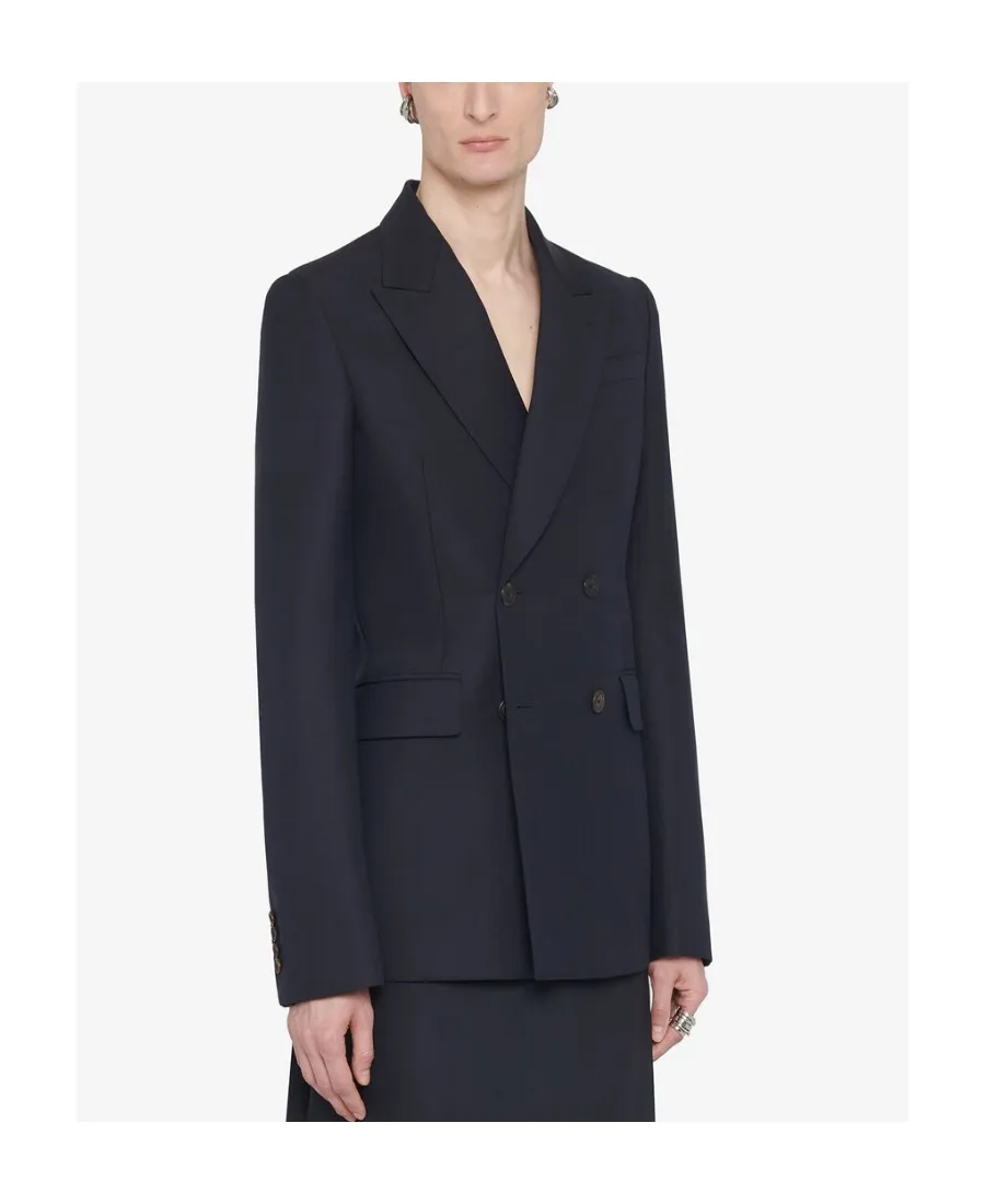 Double-Breasted Tailored Blazer