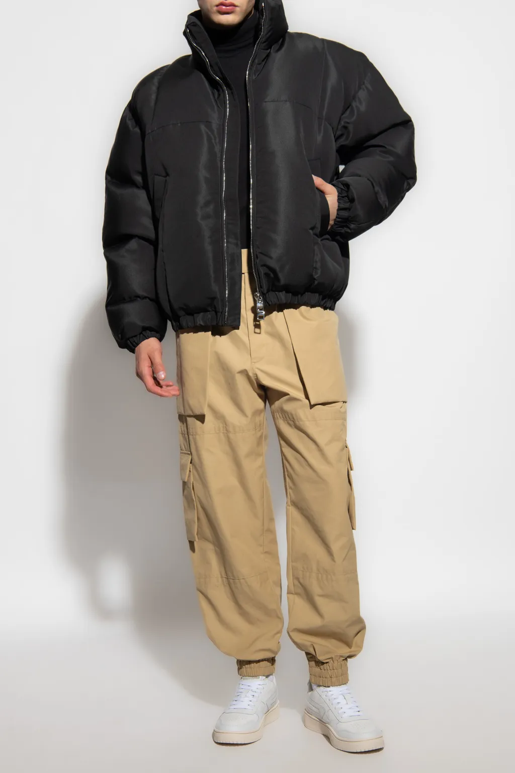 Long Sleeved Zipped Padded Jacket