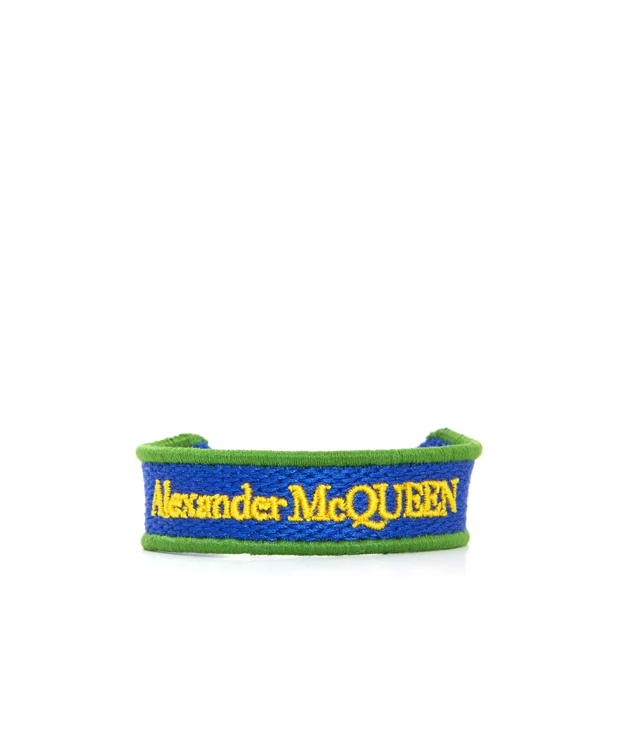 Logo-Embroidery Cord Bracelet