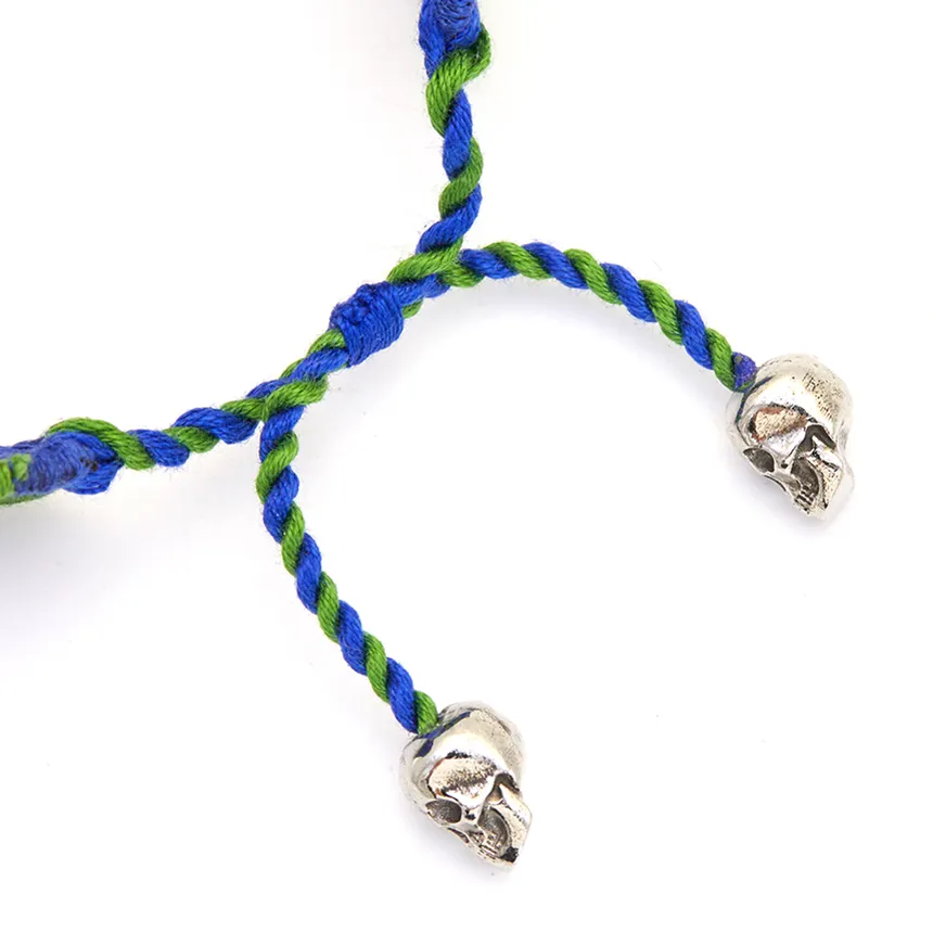 Logo-Embroidery Cord Bracelet