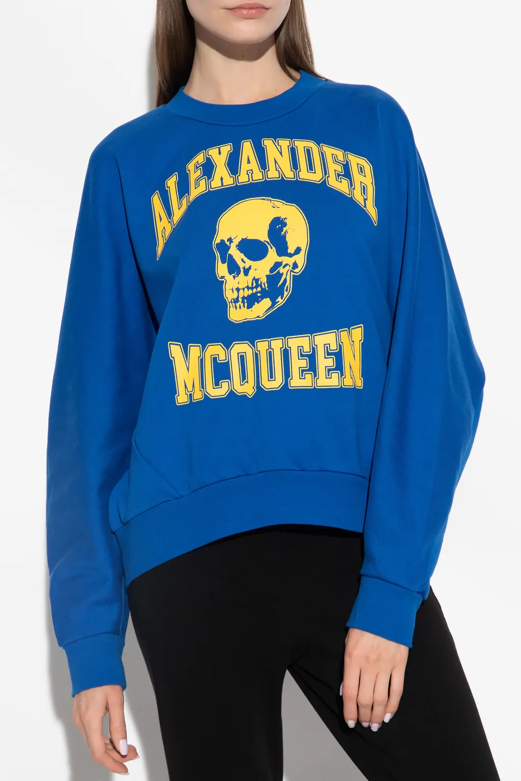 Skull Printed Crewneck Sweatshirt