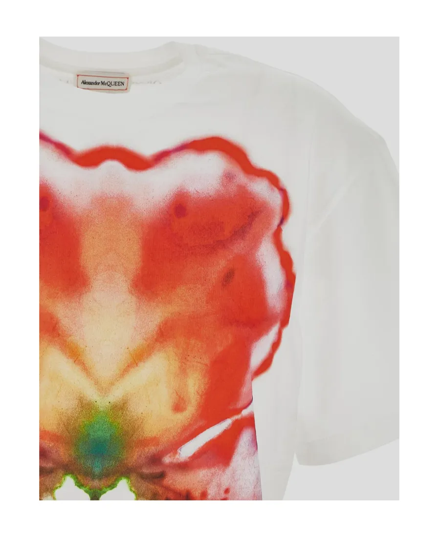 Abstract Print Cotton T-Shirt