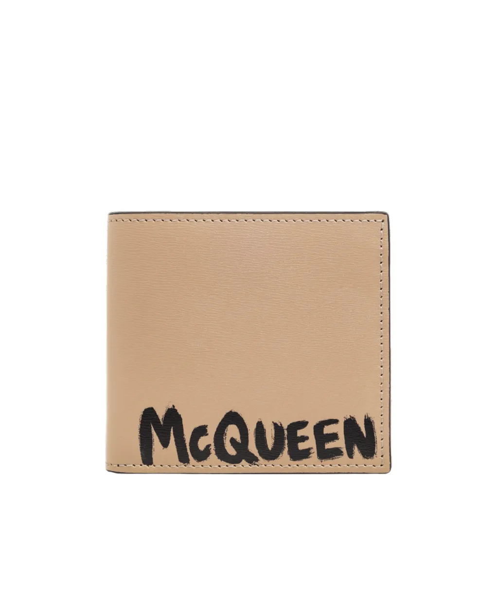 Logo Printed Bi-Fold Wallet