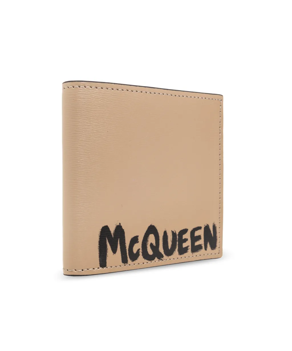 Logo Printed Bi-Fold Wallet