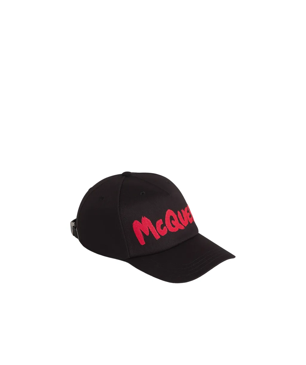 Graffiti Logo Printed Baseball Cap