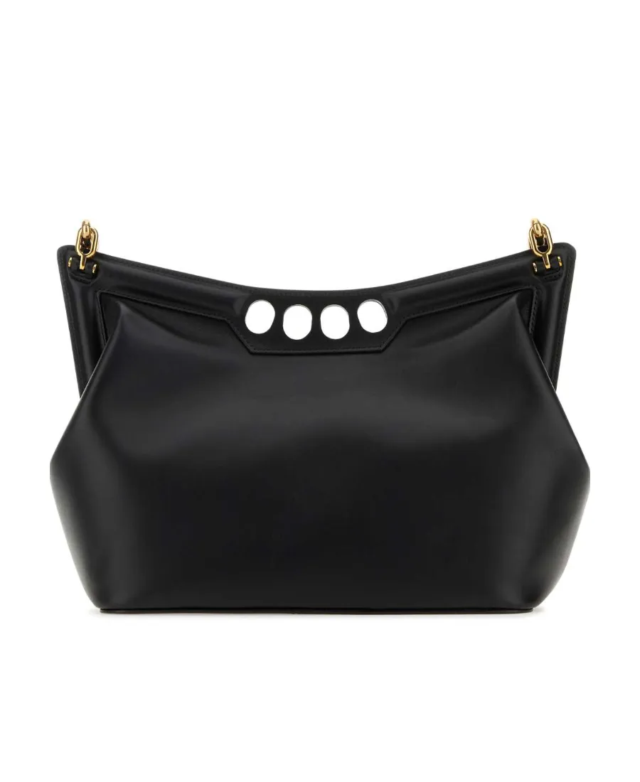 Logo Detailed Chained Shoulder Bag