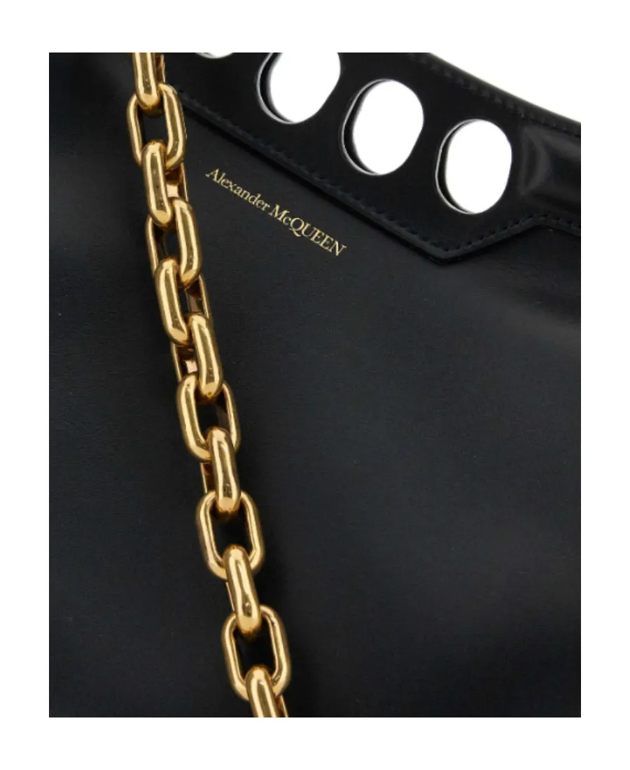 Logo Detailed Chained Shoulder Bag