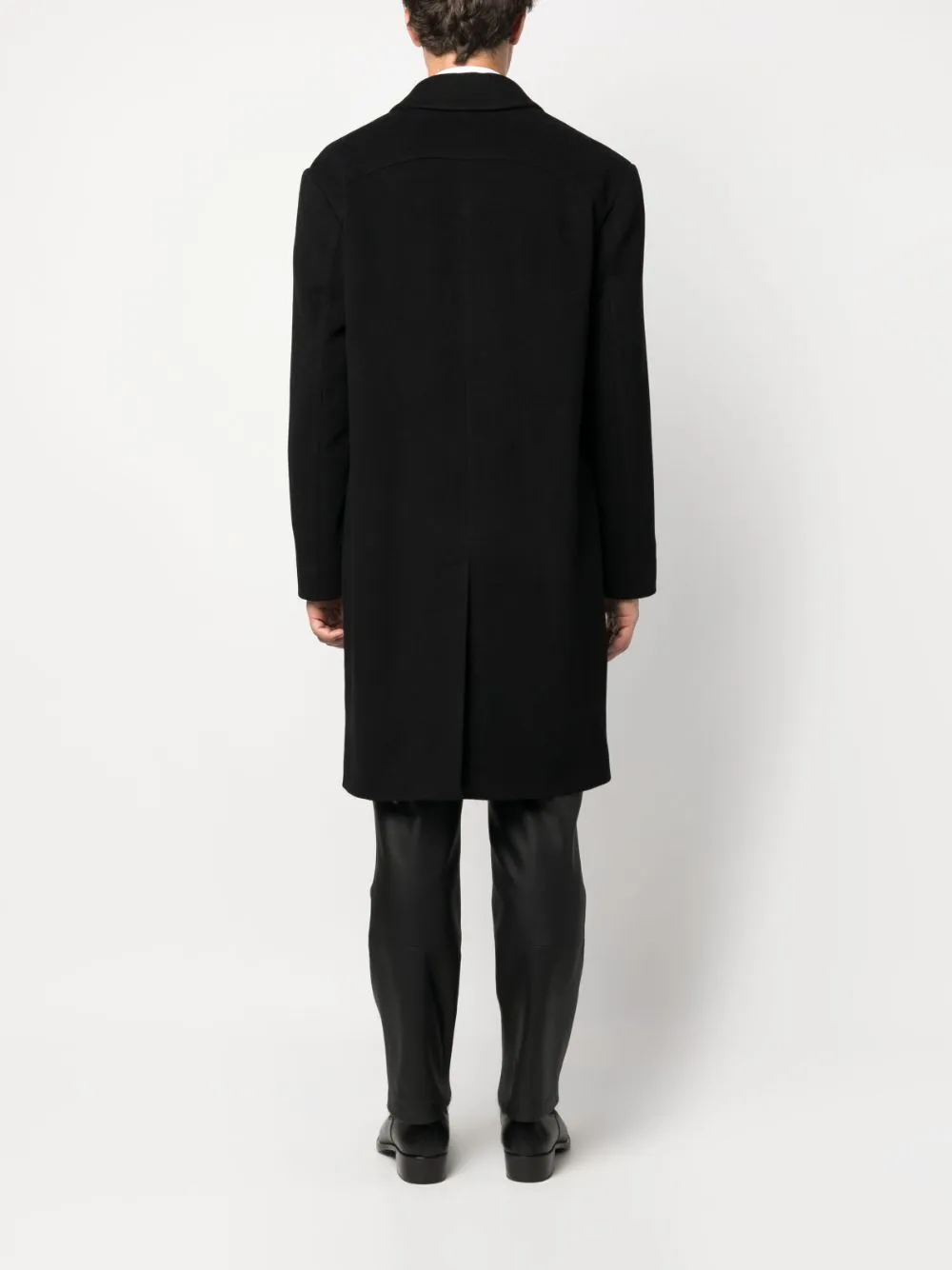Single Breasted Long Sleeved Coat
