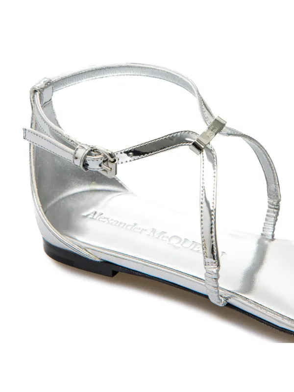 Strappy Metallic Sandals