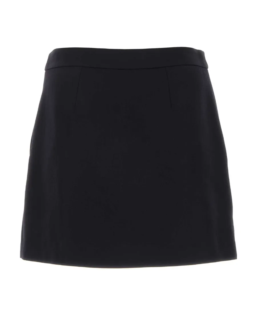 Buttoned Mini Skirt