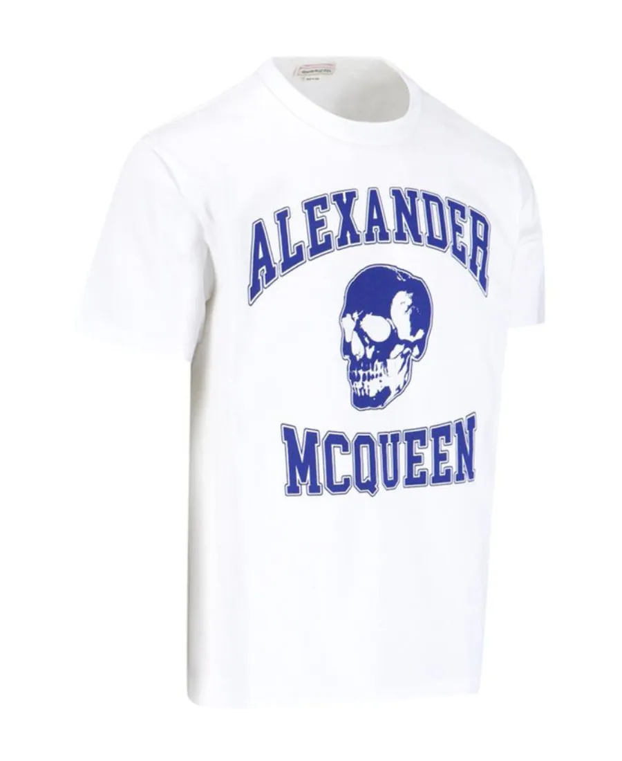 Skull Logo-Printed Crewneck T-Shirt