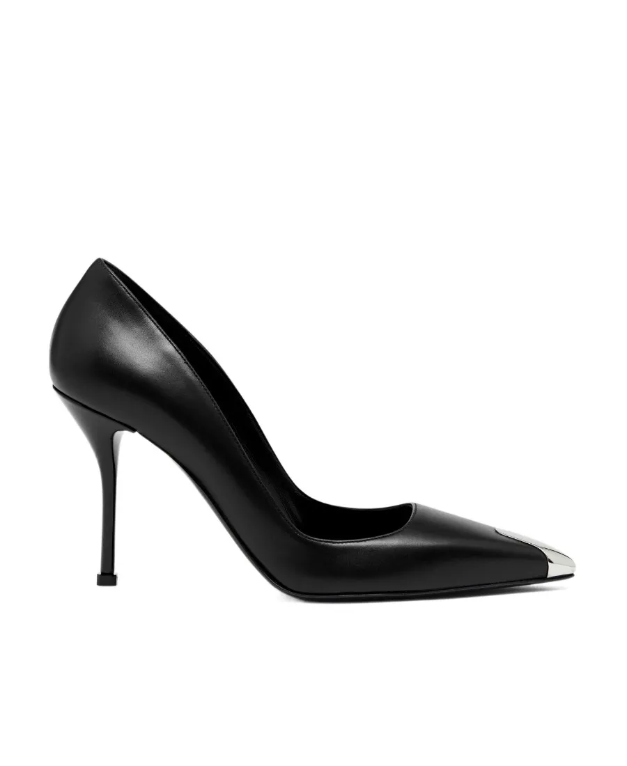 Punk Pointed-Toe Pumps