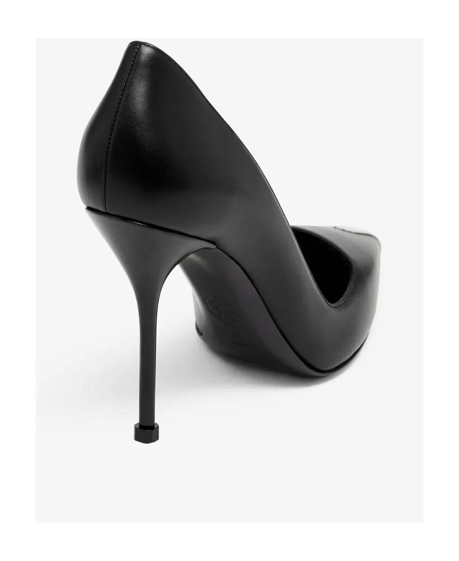 Punk Pointed-Toe Pumps