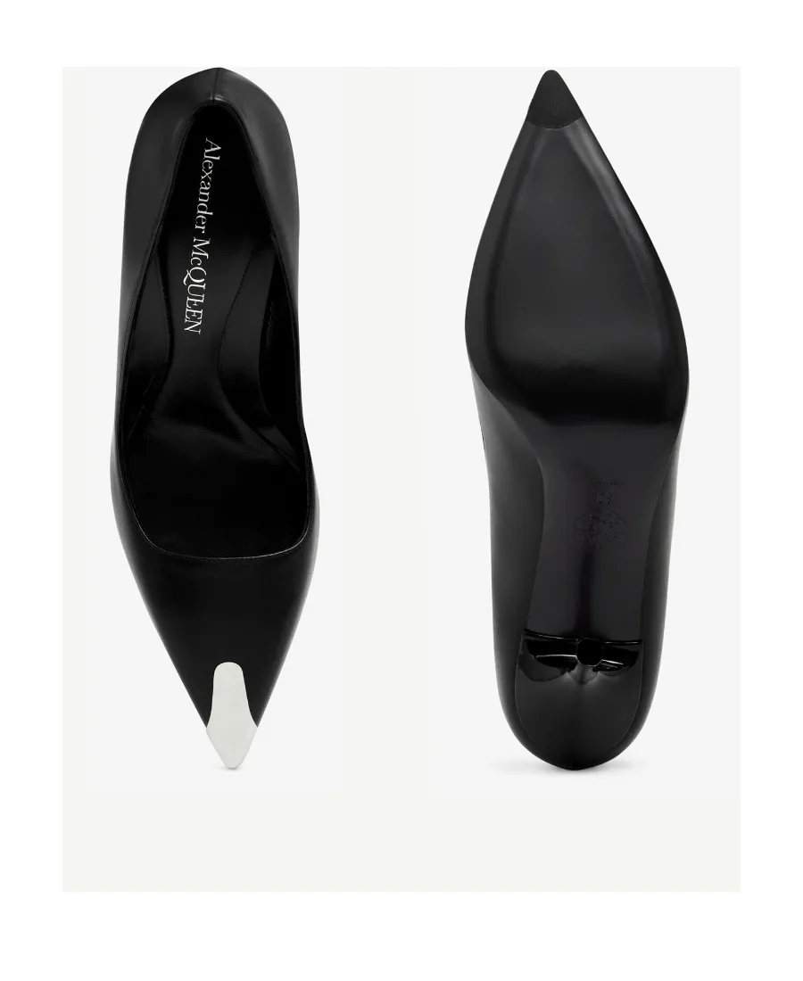 Punk Pointed-Toe Pumps