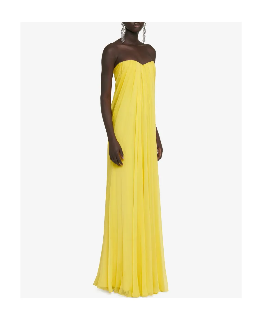 Draped Strapless Dress