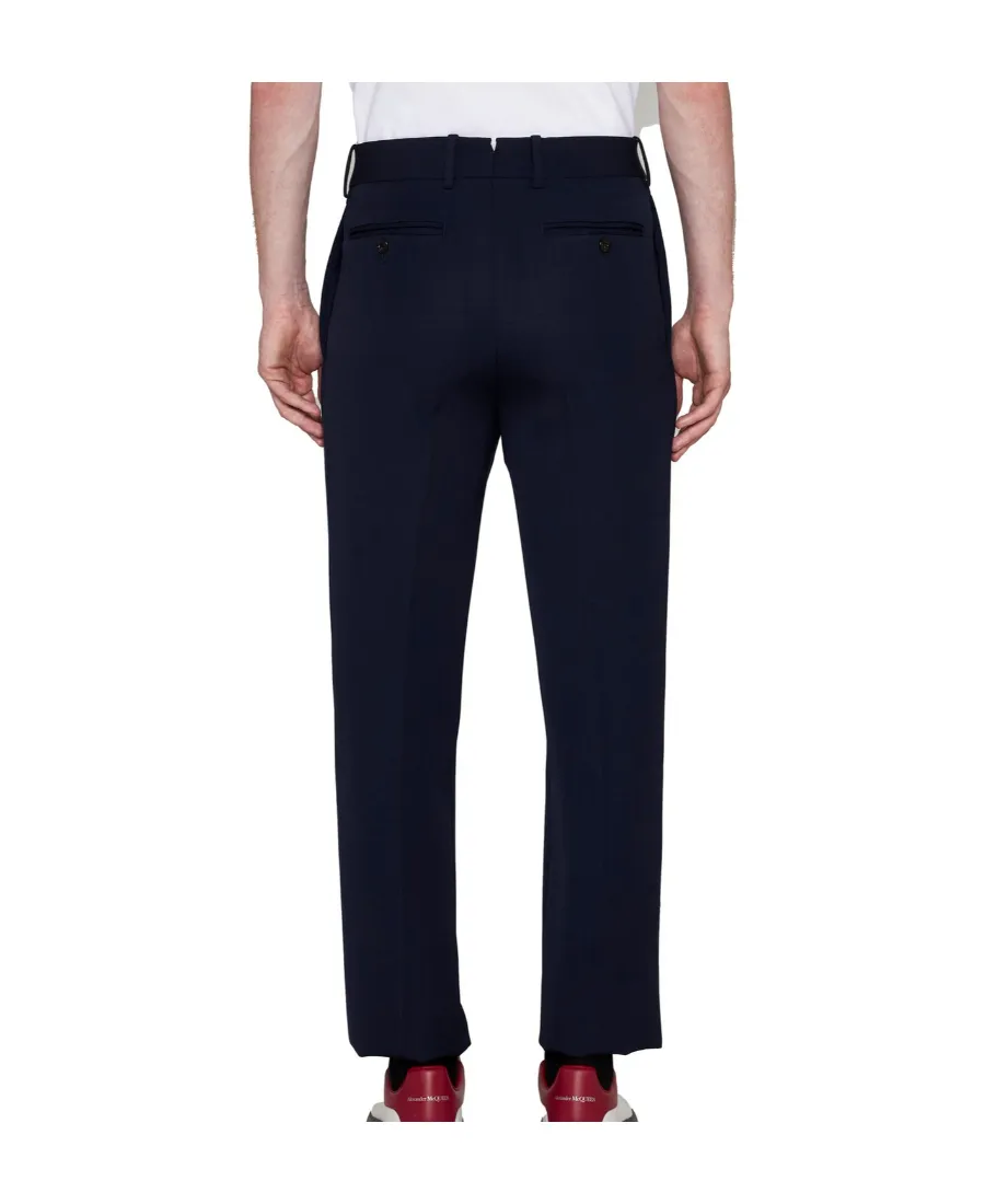Straight Leg Tailored Trousers