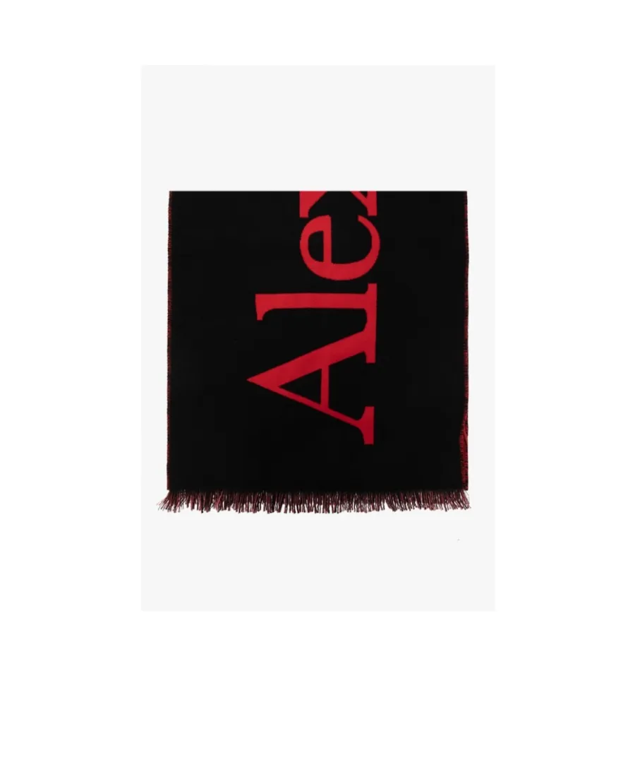 Logo Embroidered Scarf