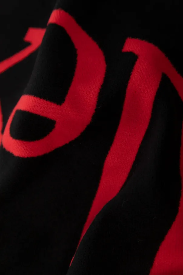Logo Embroidered Scarf