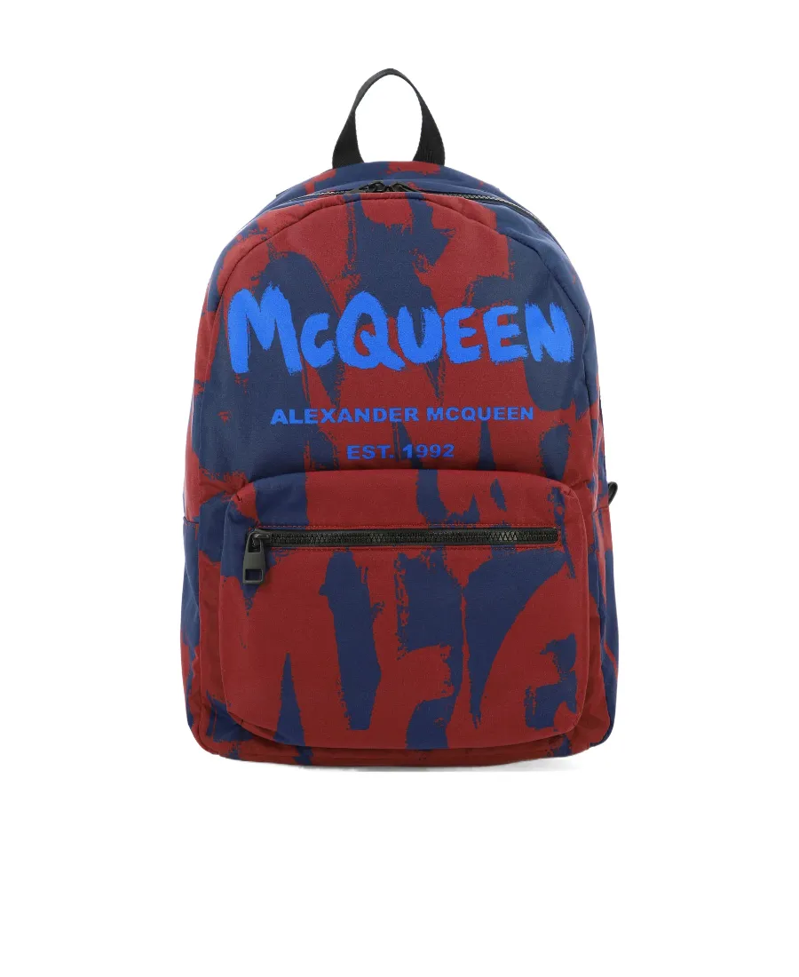 Abstract Printed Backpack