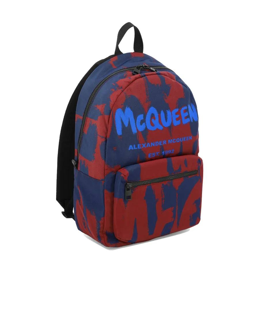 Abstract Printed Backpack