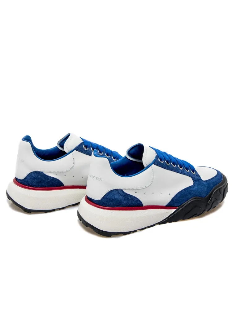 Oversized Panelled Lace-Up Sneakers