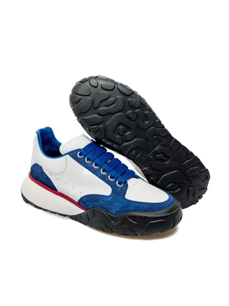 Oversized Panelled Lace-Up Sneakers