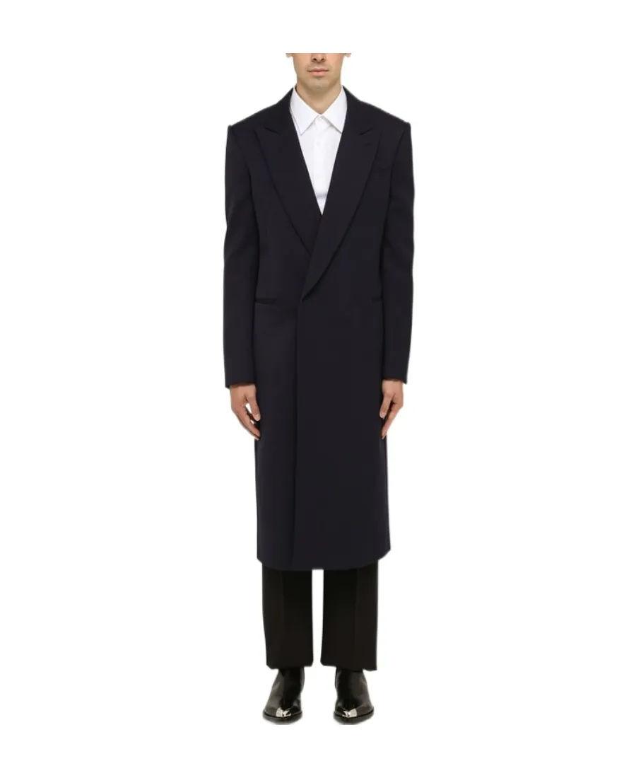 Single-Breasted V-Neck Coat