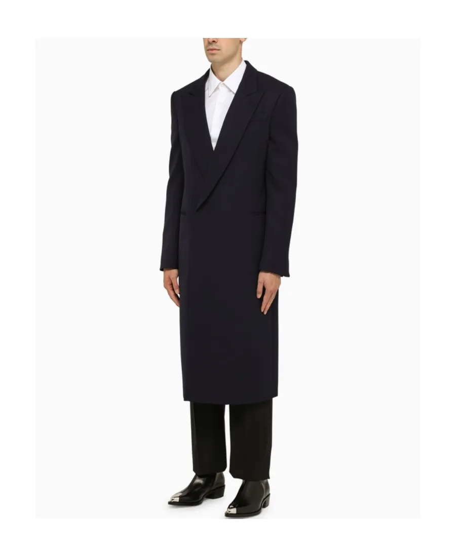 Single-Breasted V-Neck Coat