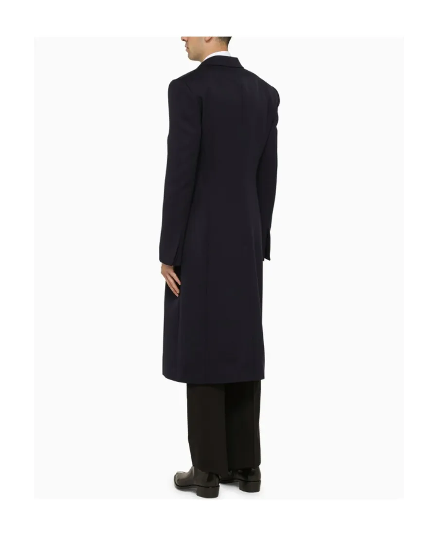 Single-Breasted V-Neck Coat