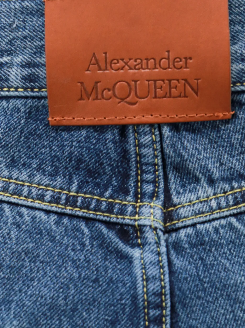 Logo Patch Straight-Leg Jeans