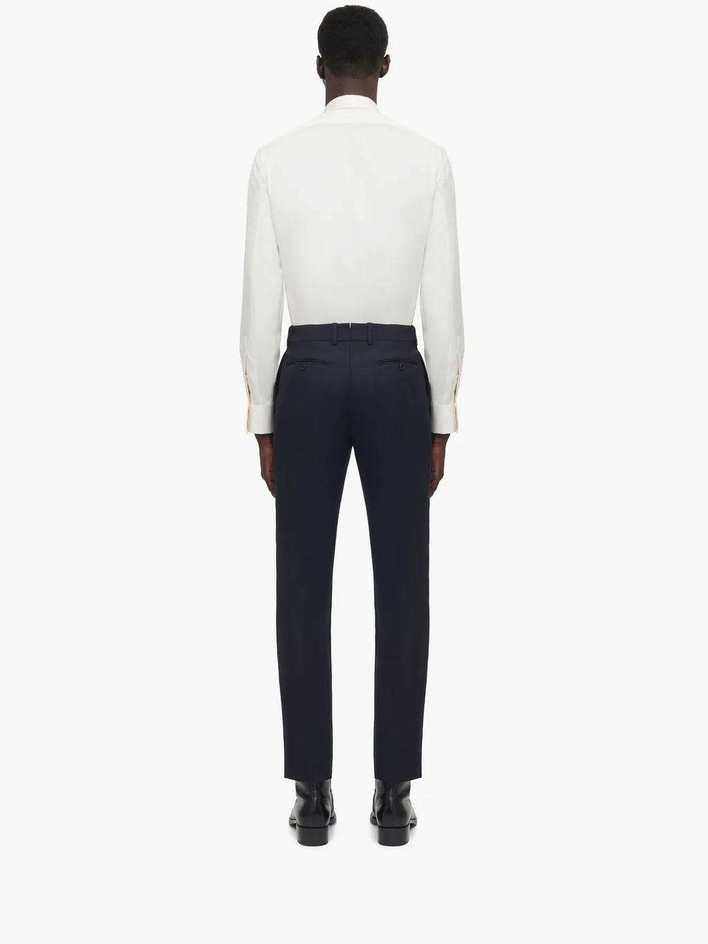 Straight-Leg Tailored Trousers
