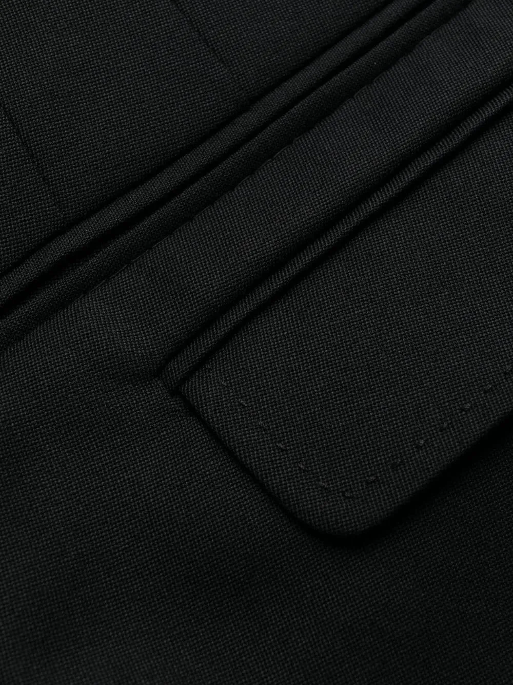 Straight-Leg Wool Trousers