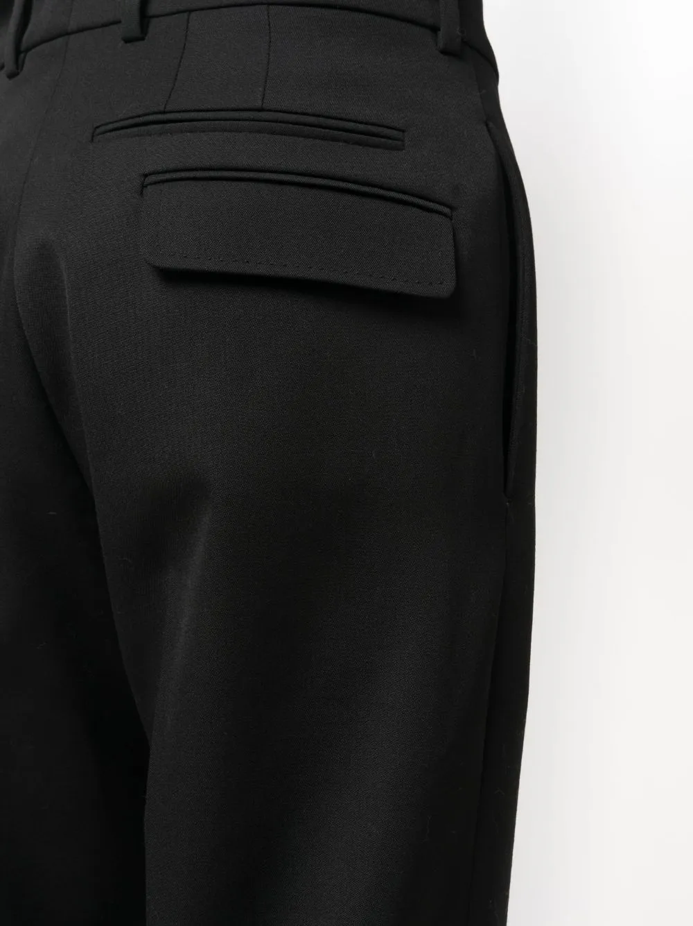 Straight-Leg Wool Trousers