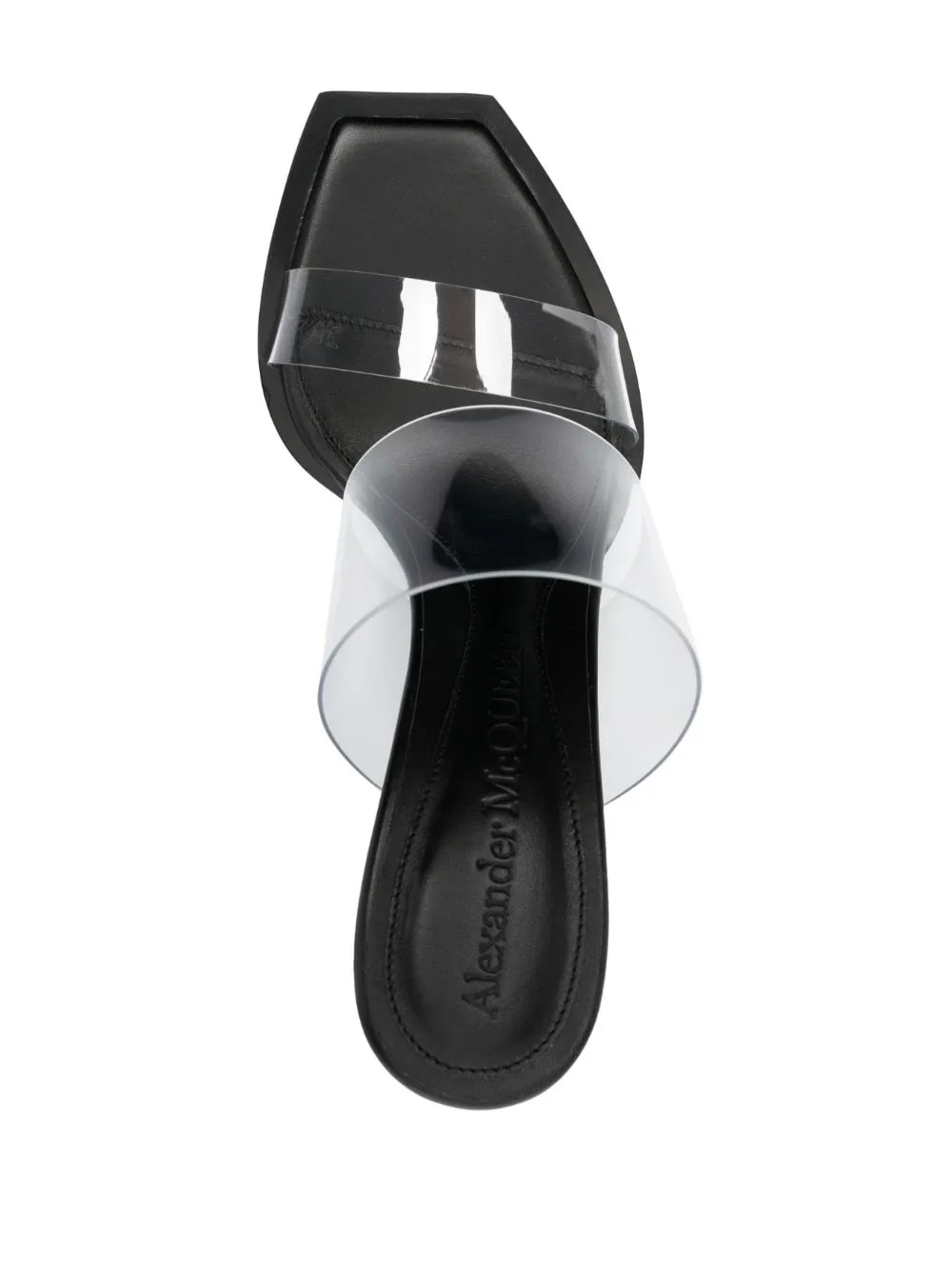 Open-Toe Leather 100Mm Mules