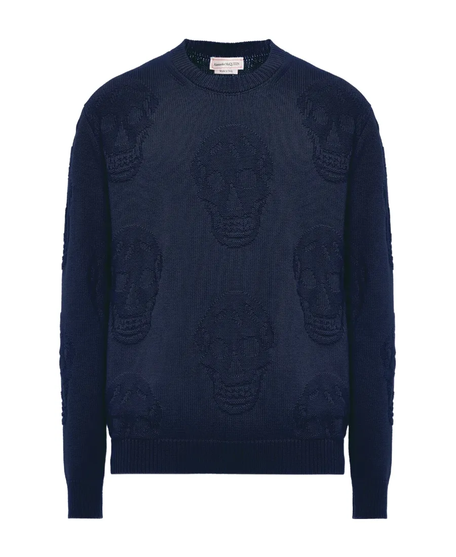 Round-Neck Long-Sleeved Sweater