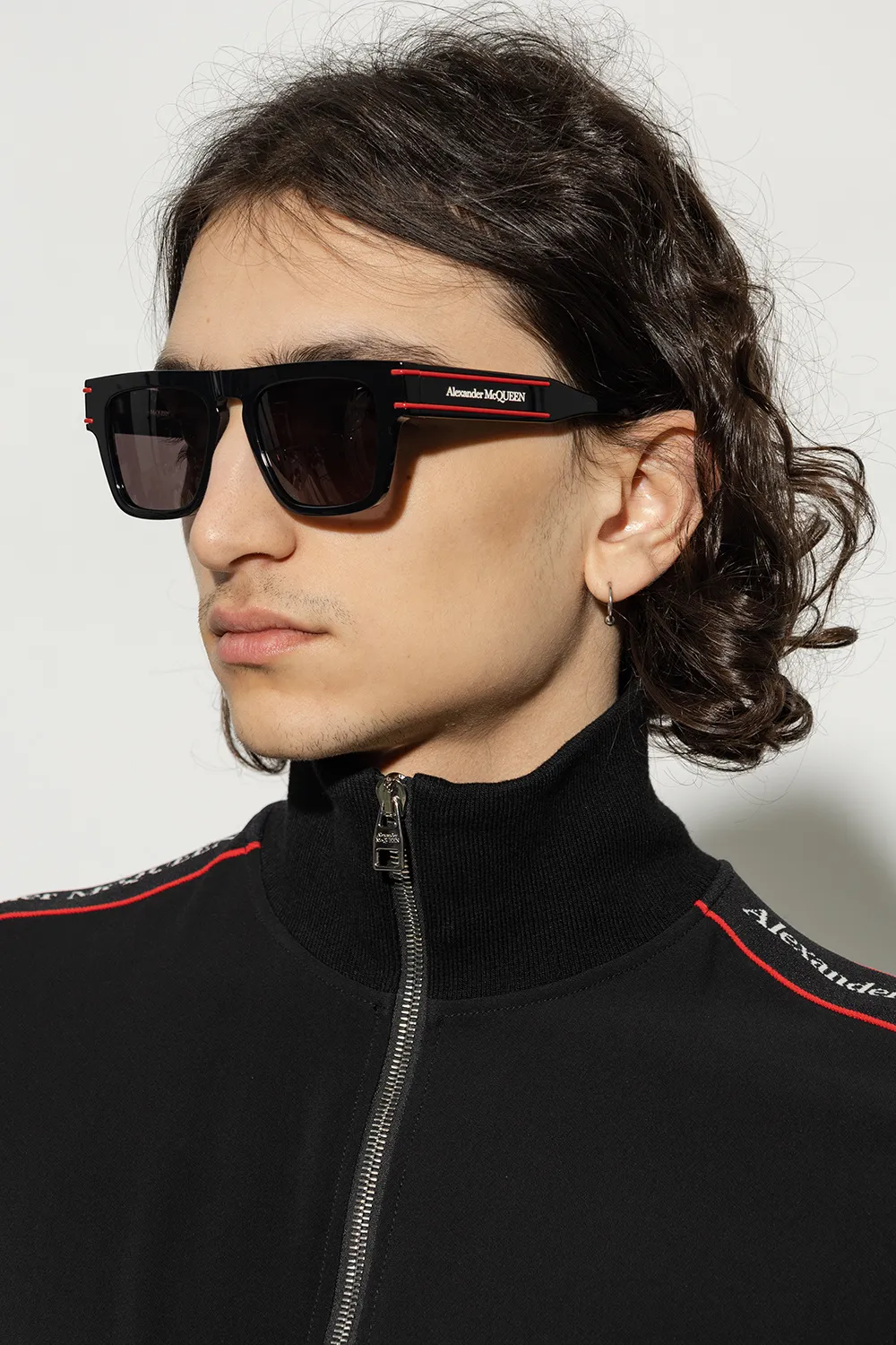 Logo-Print Arm Sunglasses