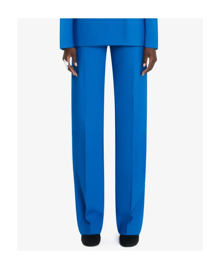 Low-Rise Wide-Leg Trousers