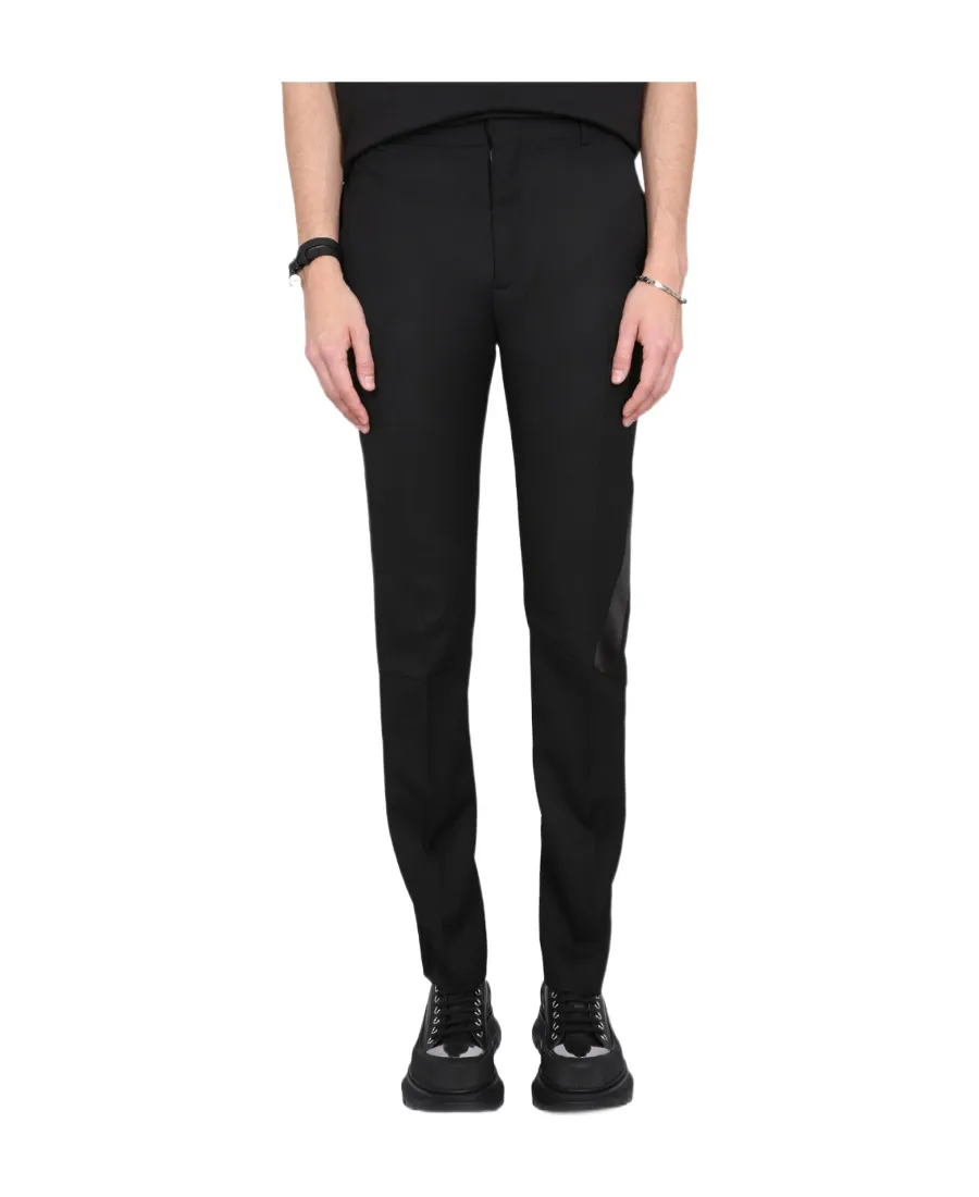 Straight-Leg Tailored Trousers