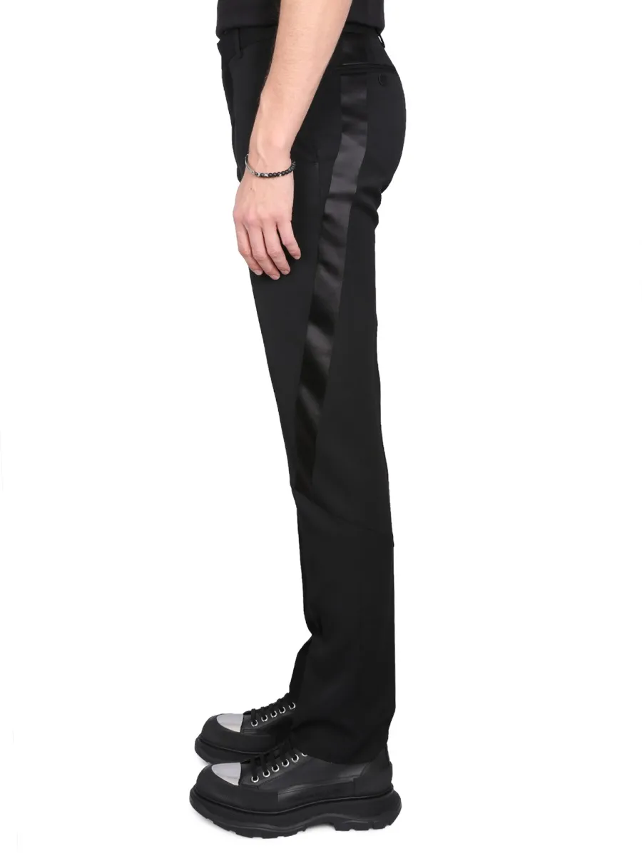 Straight-Leg Tailored Trousers