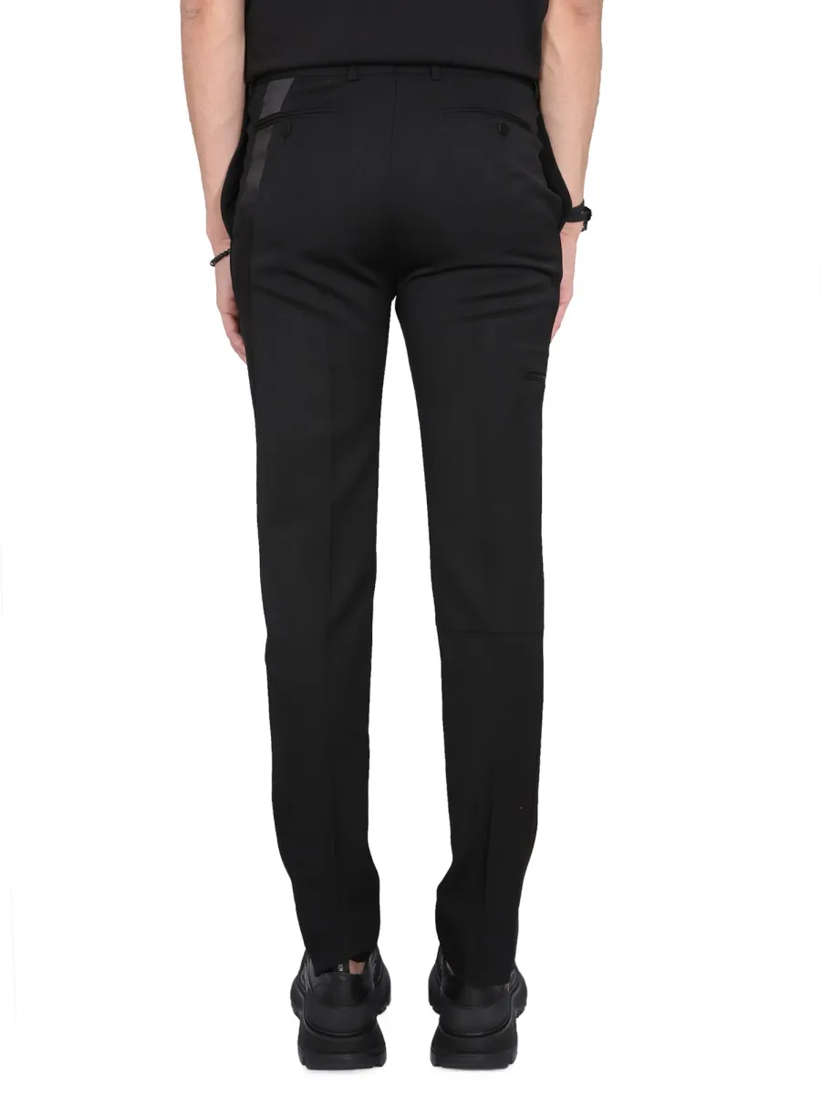 Straight-Leg Tailored Trousers