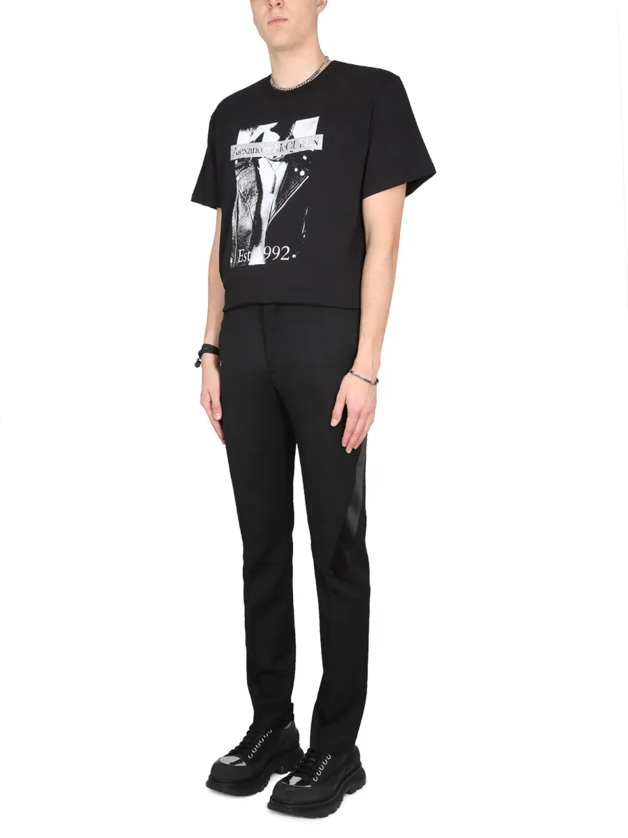 Straight-Leg Tailored Trousers