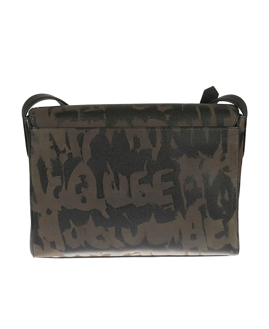 Logo All-Over Printed Shoulder Bag
