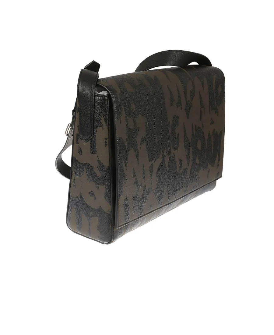 Logo All-Over Printed Shoulder Bag