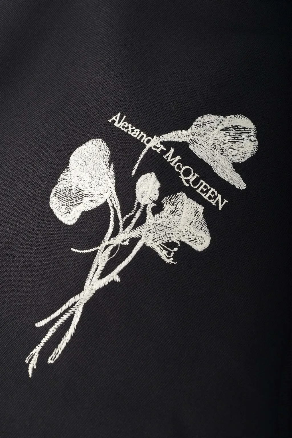 Embroidered Drawstring Hoodie