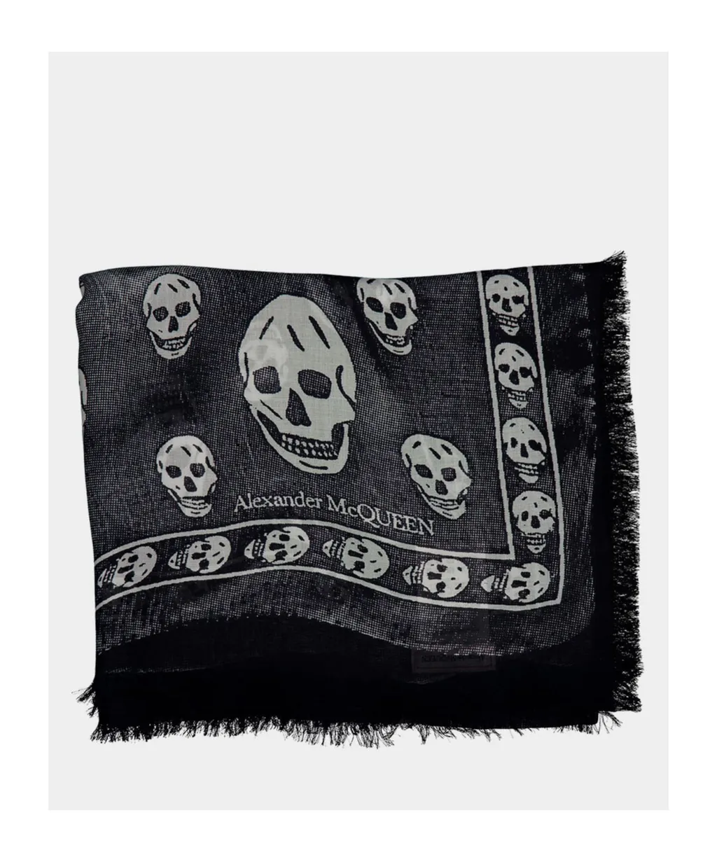 Skull Printed Scarf