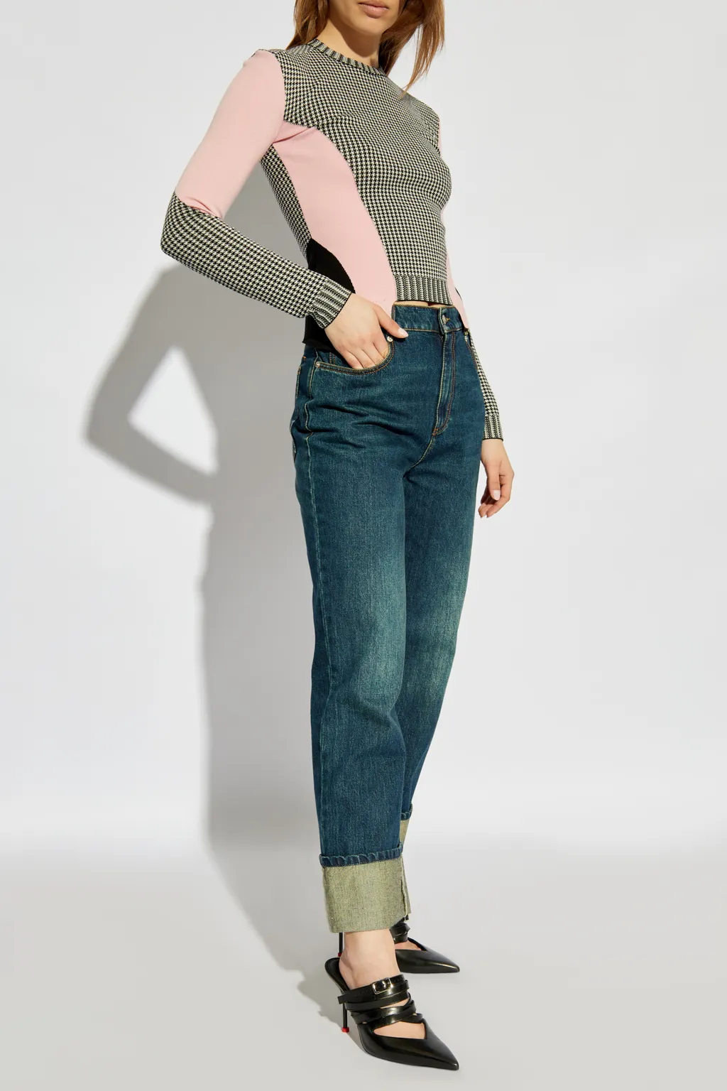 Panelled Asymmetric Jumper