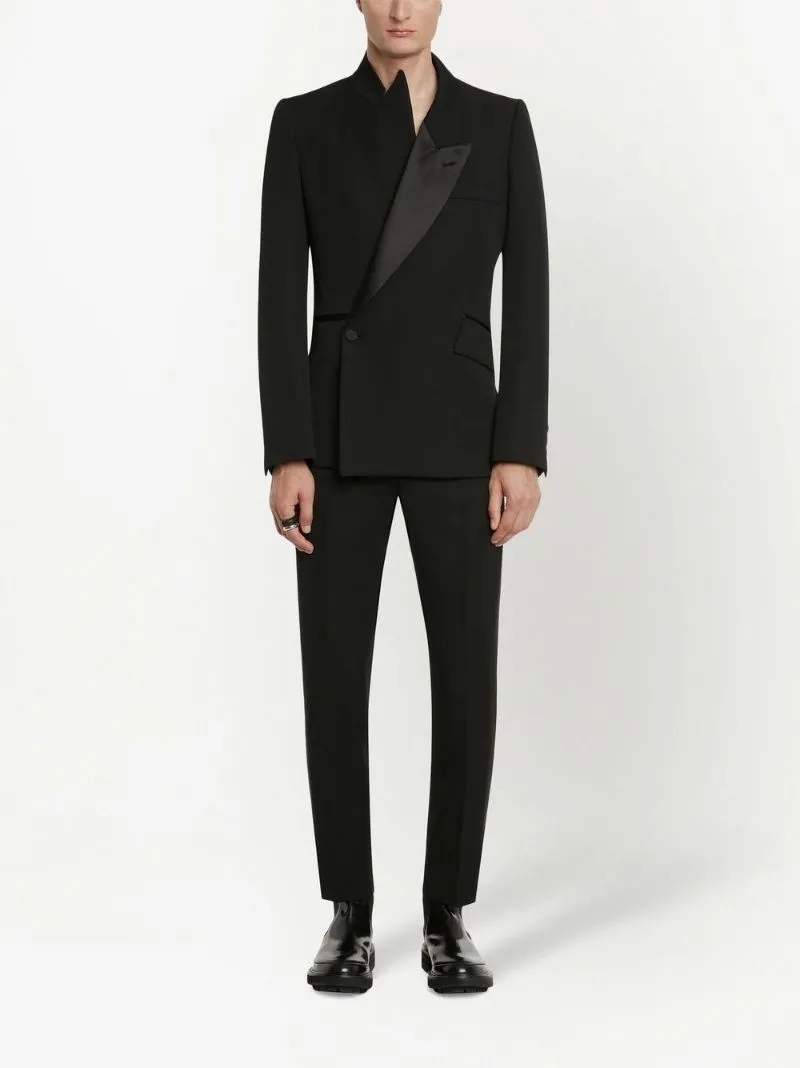 Slim-Cut Tailored Trousers