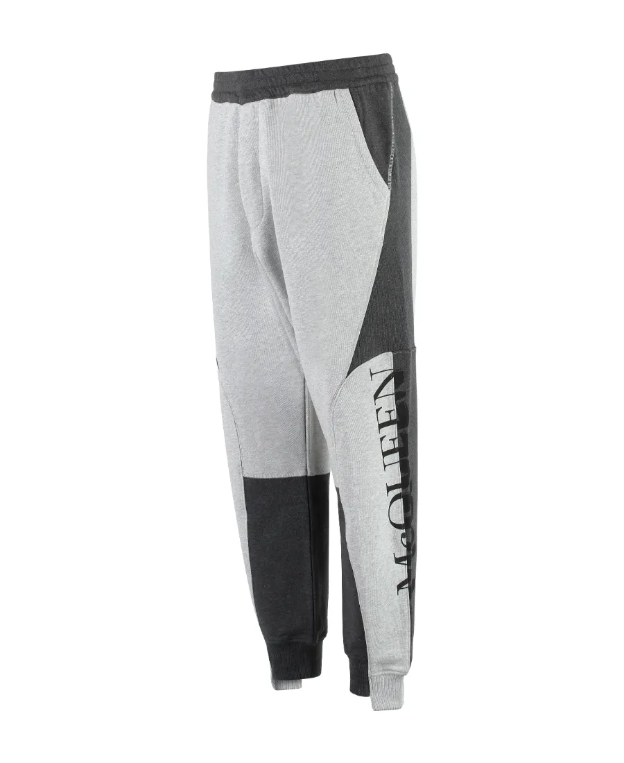 Logo Printed Colourblock Track Pants